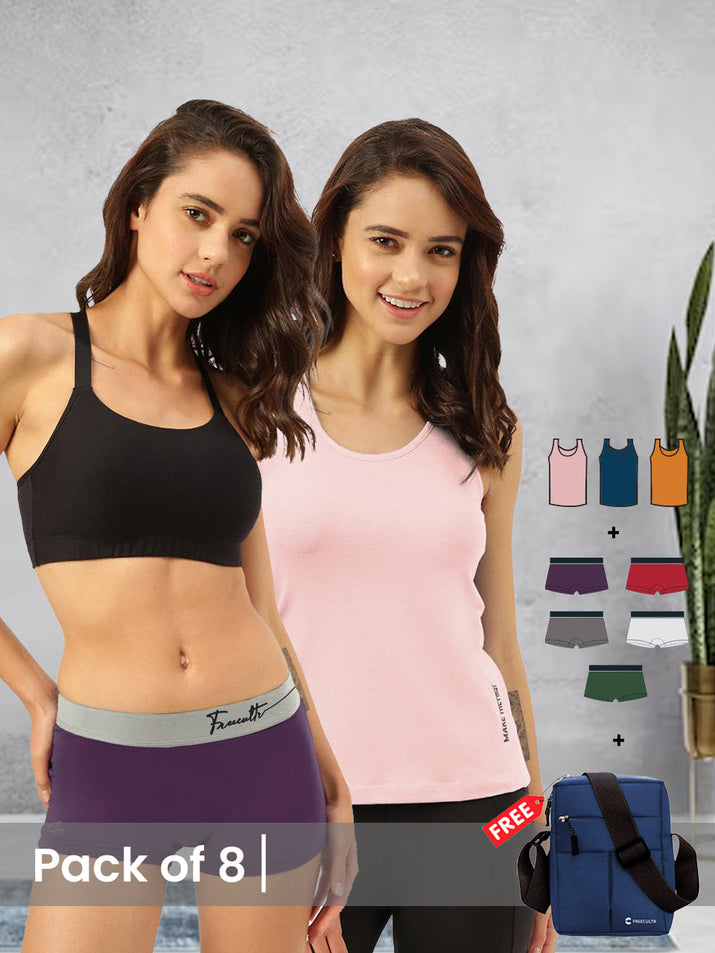 Sustainable fabric meets flawless fit in Freecultre's collection of women's underwear.