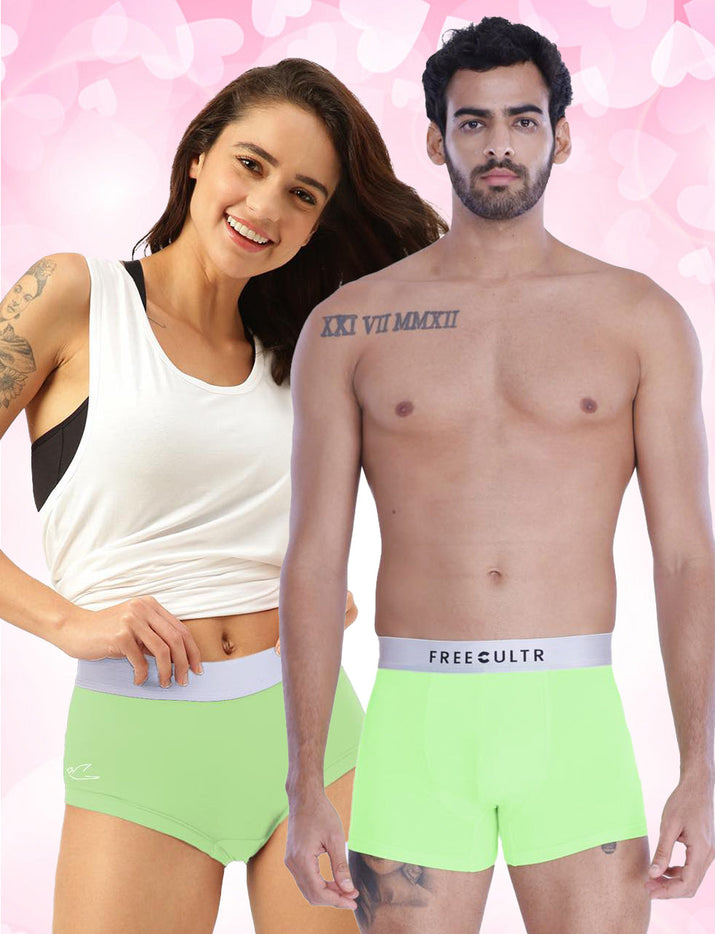Comfortable and stylish jockey trunks for men displayed on a sleek wooden surface.