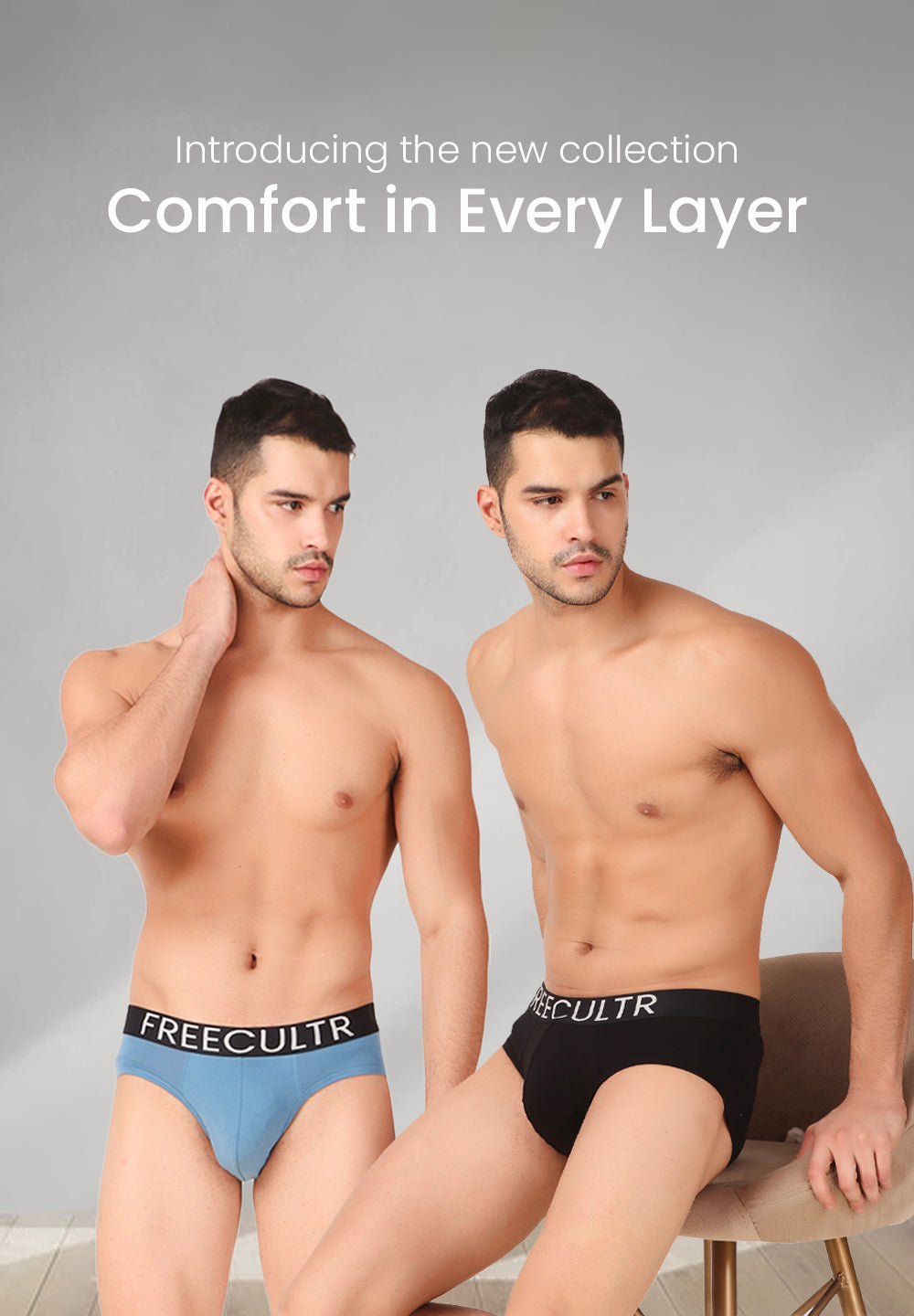 Men's Cotton Briefs - Maximum Support & All-Day Freshness