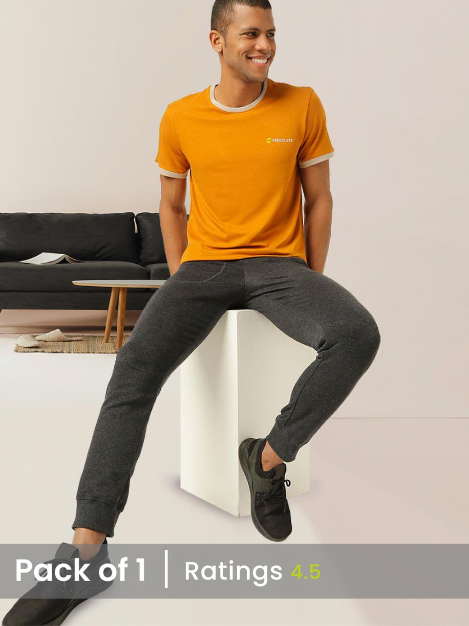 A stylish man wearing a bandana, showcasing its effectiveness for hair control and sweat absorption during various activities.
