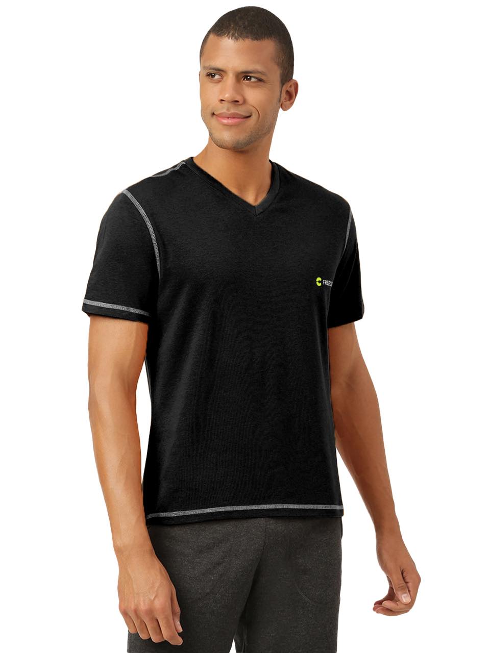 A tee showcasing its soft cotton texture and durable construction, highlighting its suitability for everyday wear.