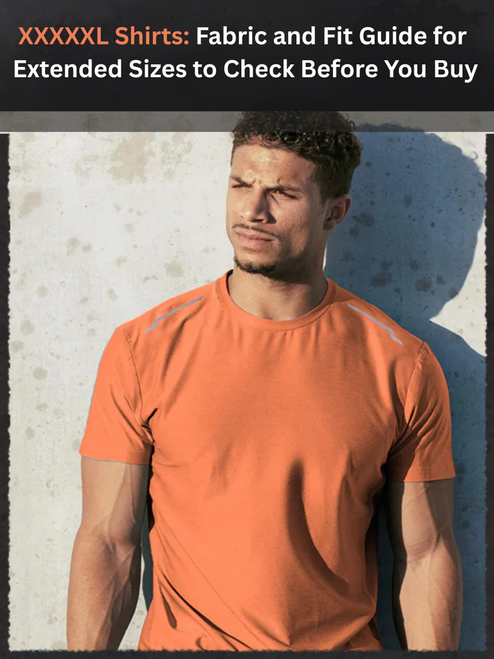 XXXXXL Shirts: Fabric and Fit Guide for Extended Sizes to Check Before You Buy