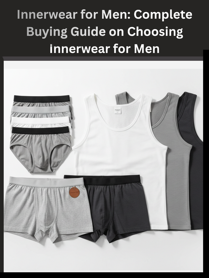 Freecultr innerwear for men collection showing briefs, trunks, and vests in micro-modal and bamboo fabric