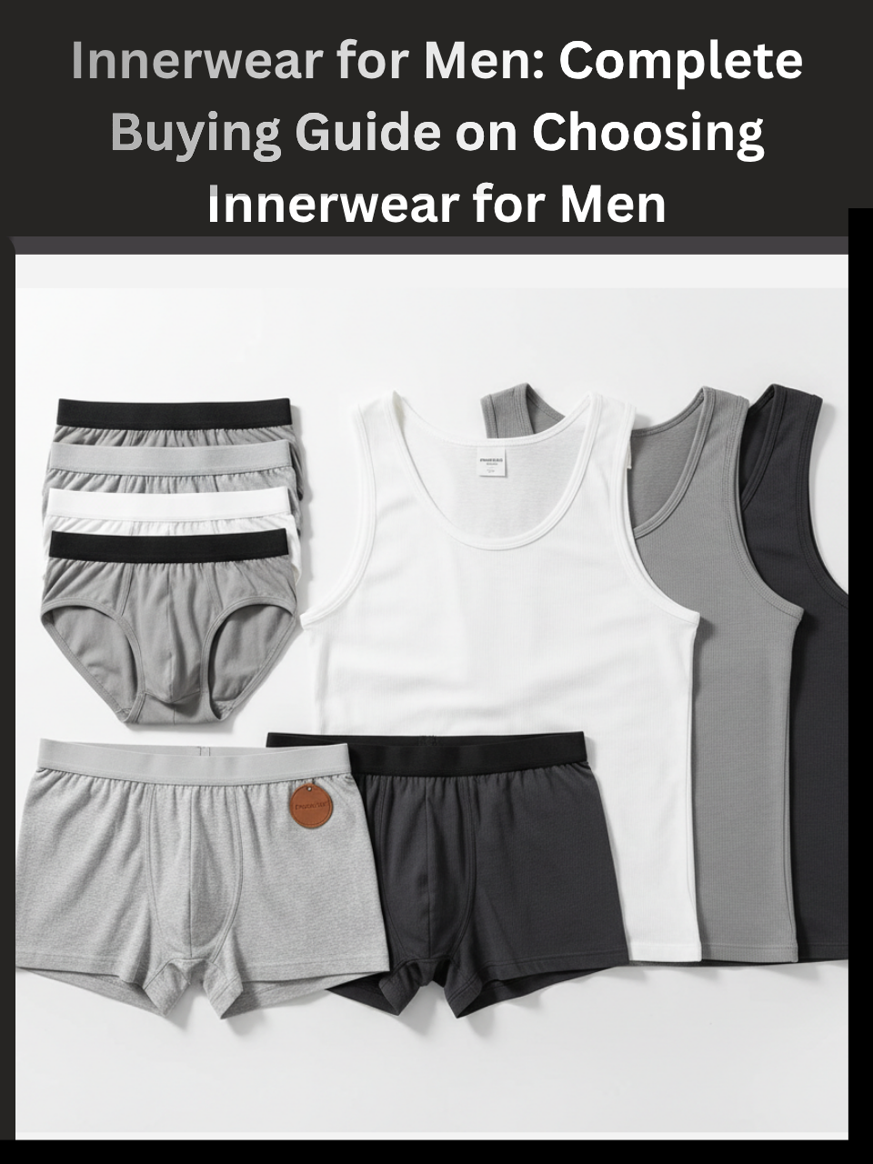 Freecultr innerwear for men collection showing briefs, trunks, and vests in micro-modal and bamboo fabric
