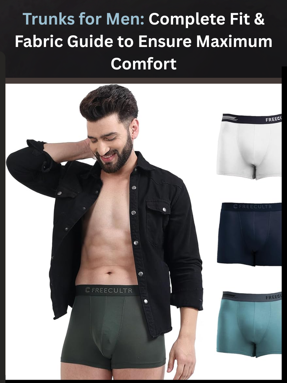 Trunks for Men: Complete Fit & Fabric Guide to Ensure Maximum Comfort