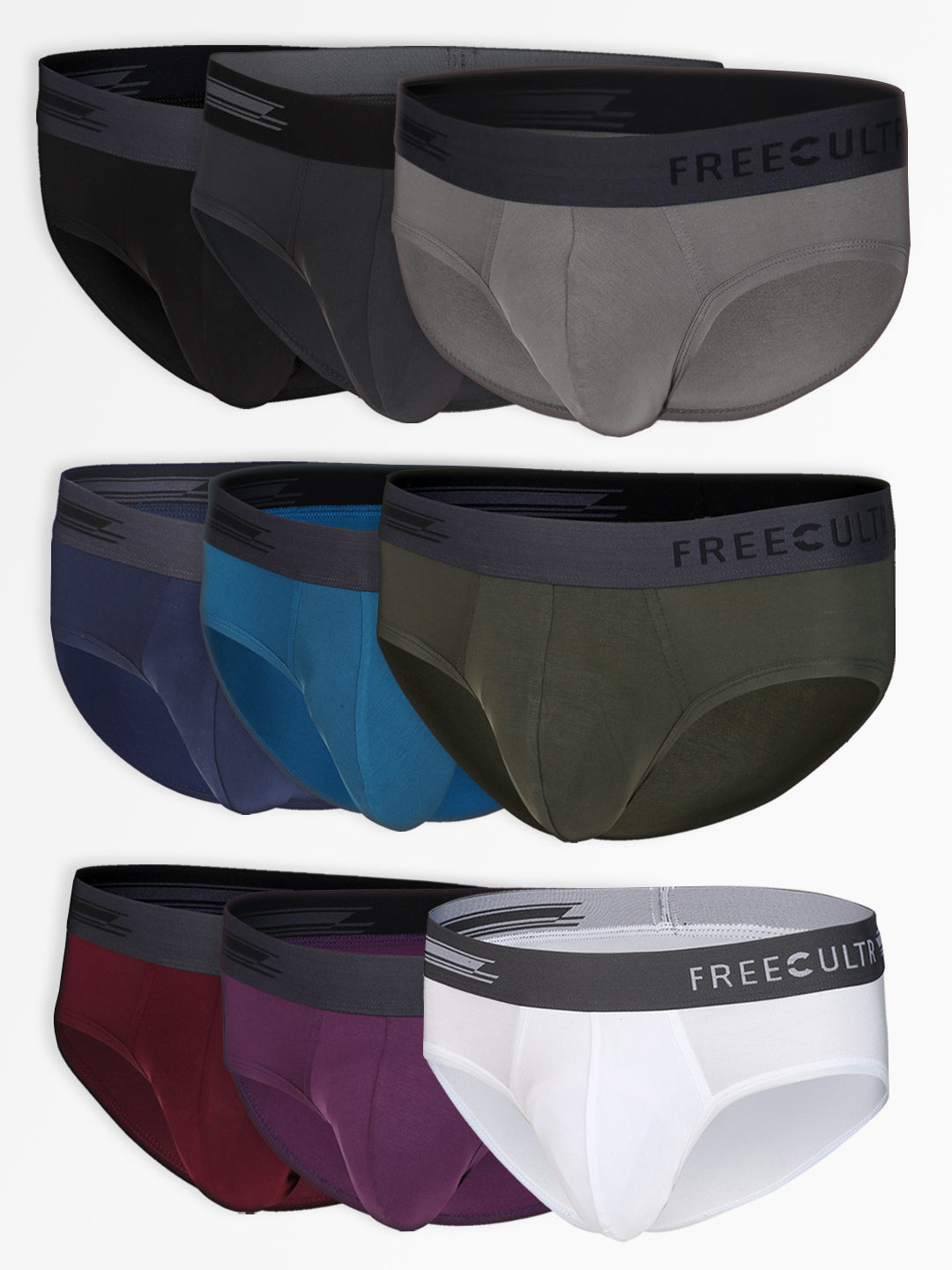 Men's Cotton Briefs – Soft, Supportive & Breathable