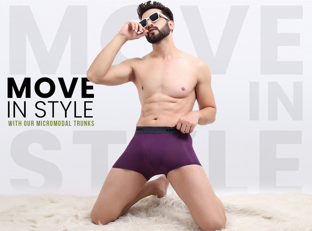 Men's Trunk Underwear | Buy online at best price | Check size chart - freecultr.com