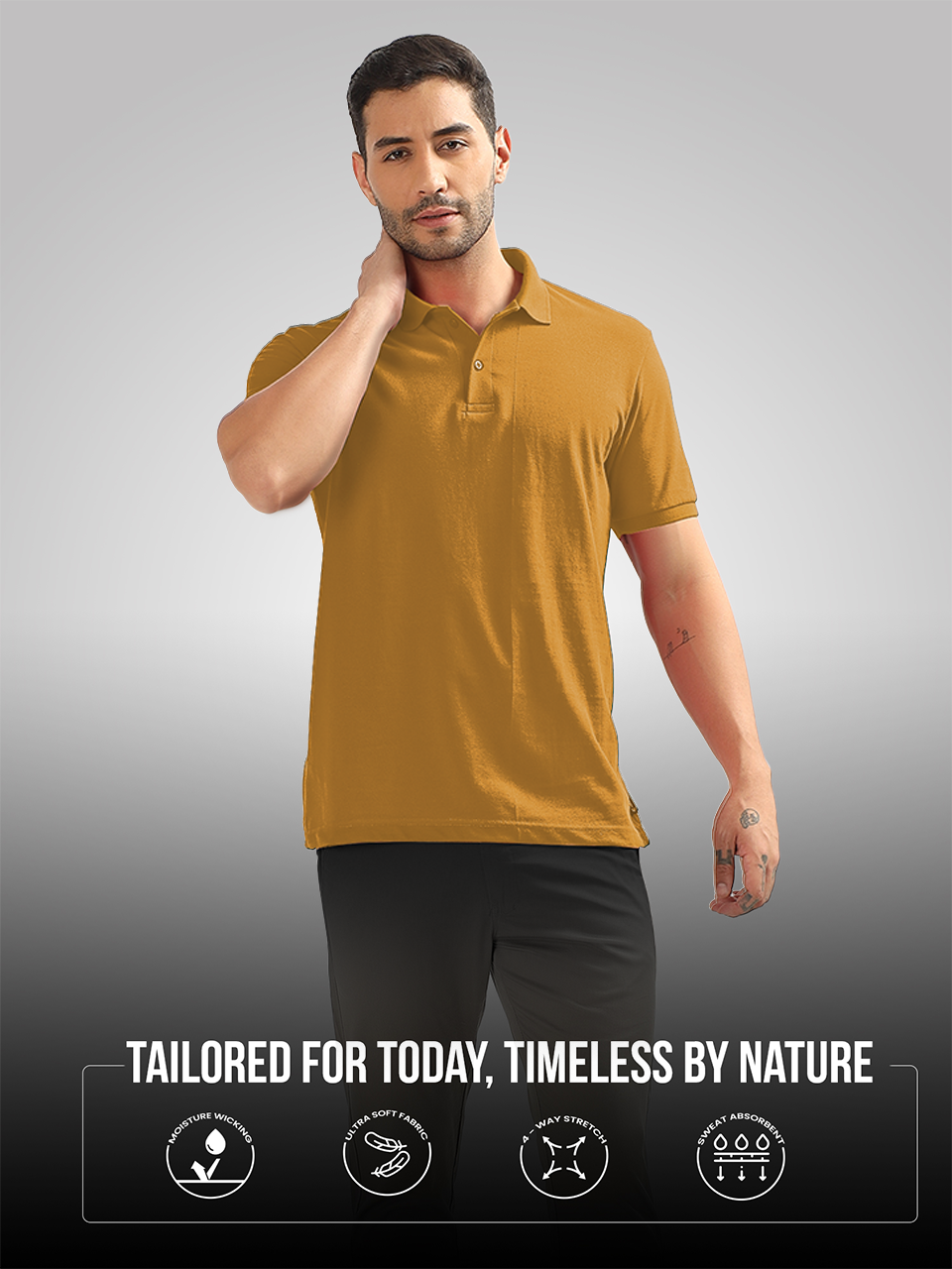 Organic Cotton Polo T-Shirt Pack of 2