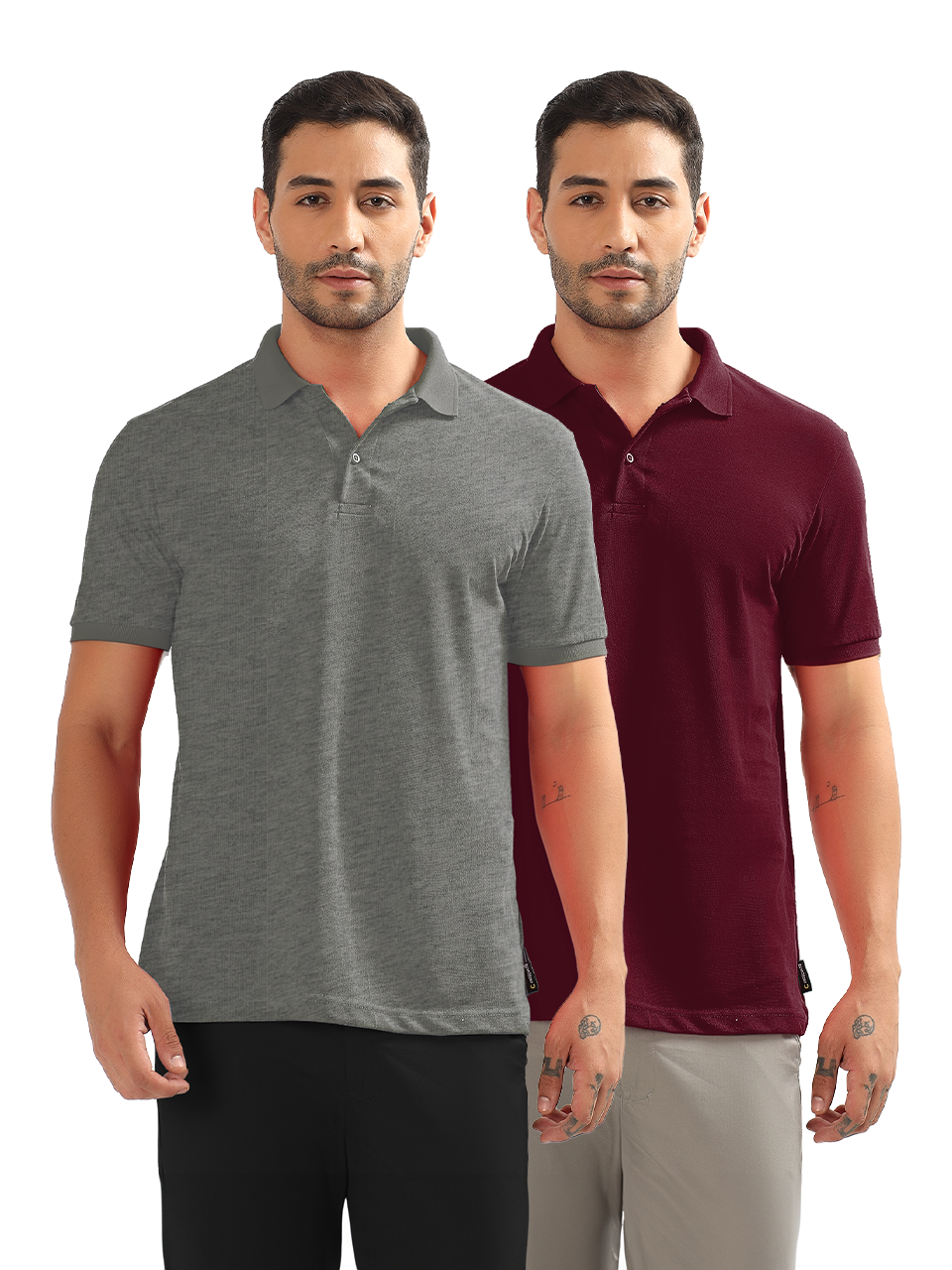 Organic Cotton Polo T-Shirt Pack of 2