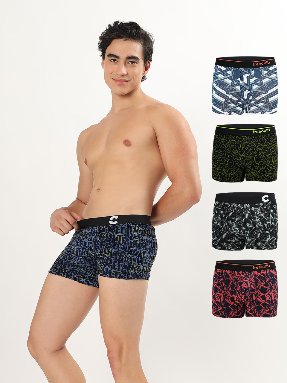 Men's Cotton Printed Trunk (Pack of 5)