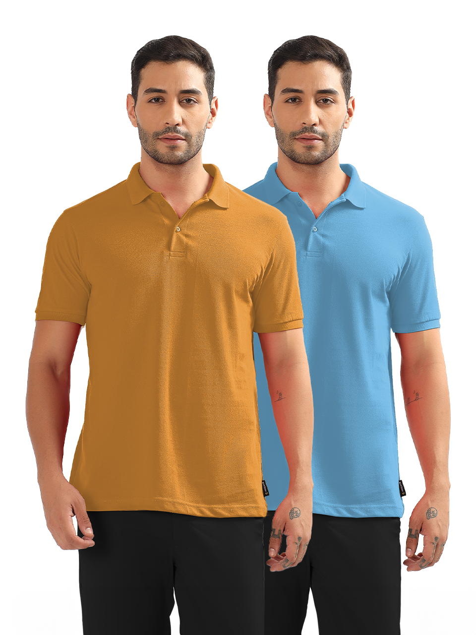 Organic Cotton Polo T-Shirt Pack of 2
