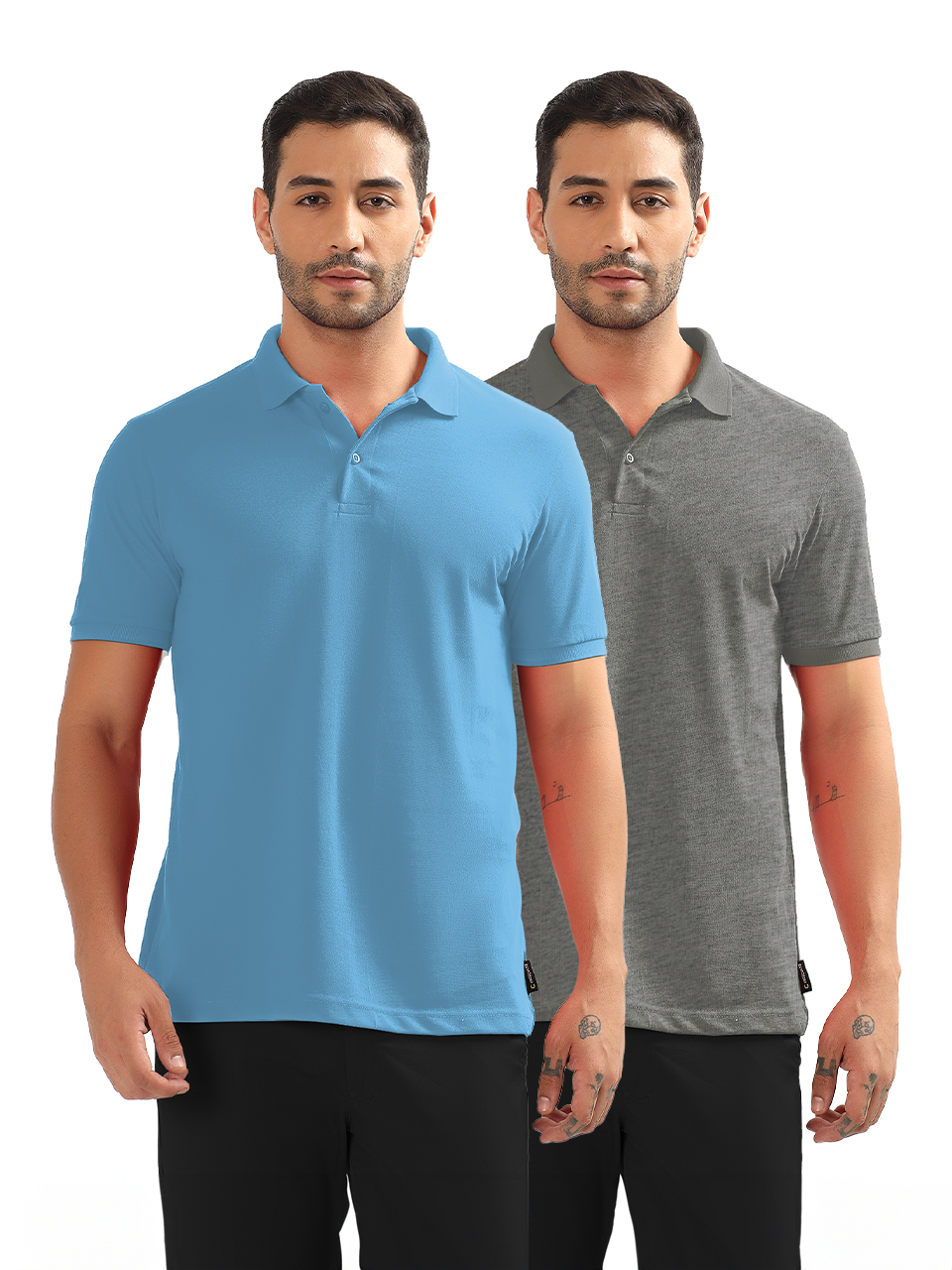 Organic Cotton Polo T-Shirt Pack of 2