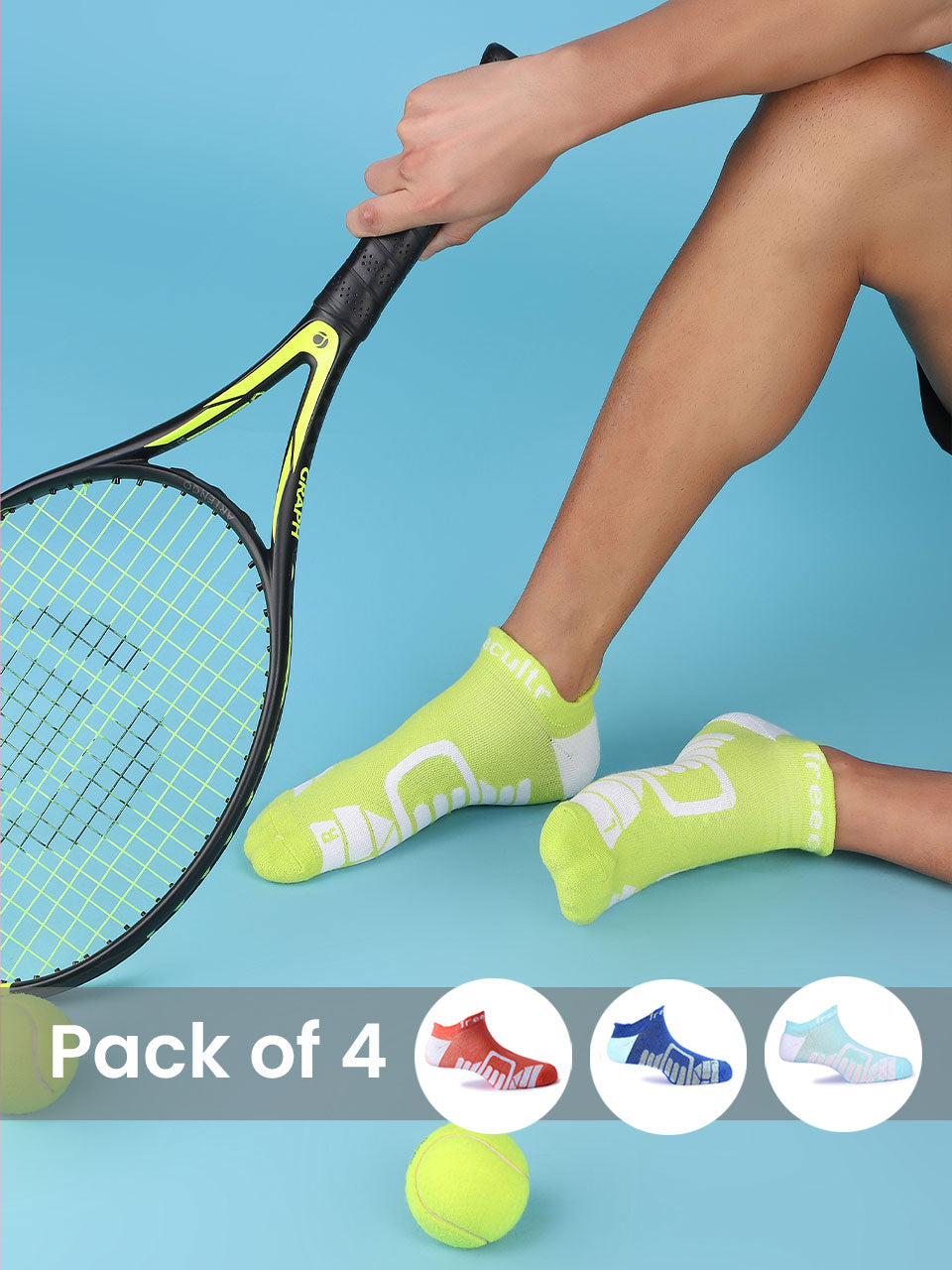 Bamboo Sports Socks - Pack of 4