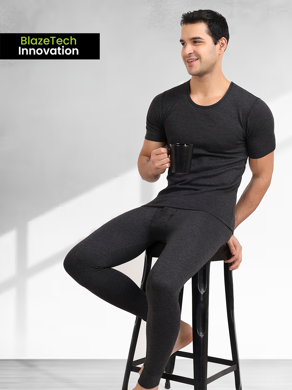 BlazeTech Thermal Set Half Sleeves | Dark Grey