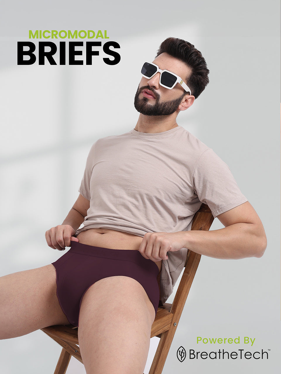 Men's Brief With Women's Hipster Panties (Pack of 2)