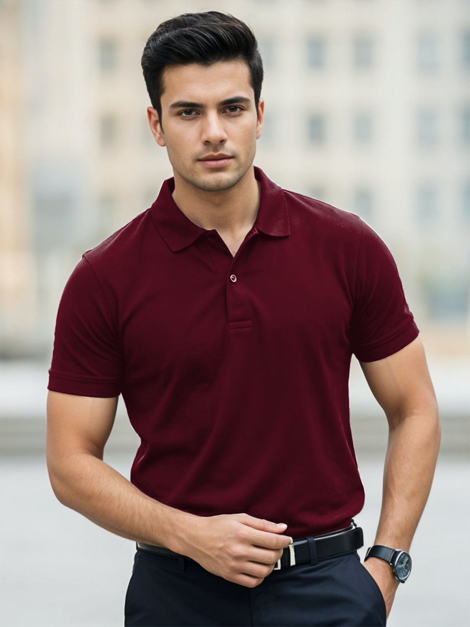 Organic Cotton Polo T-Shirt Pack of 2