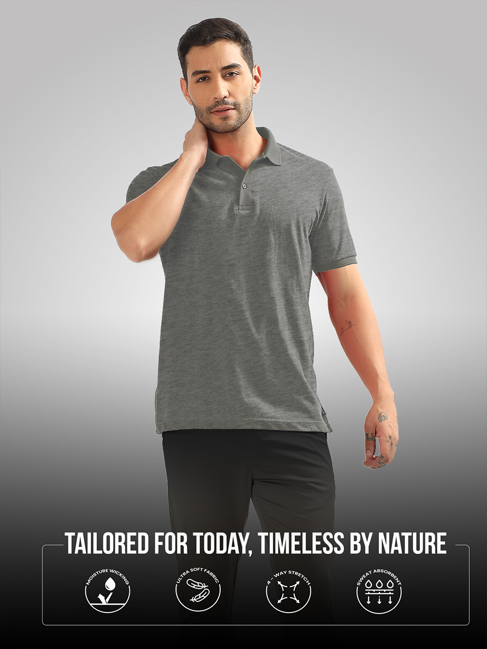 Organic Cotton Polo T-Shirt Pack of 2