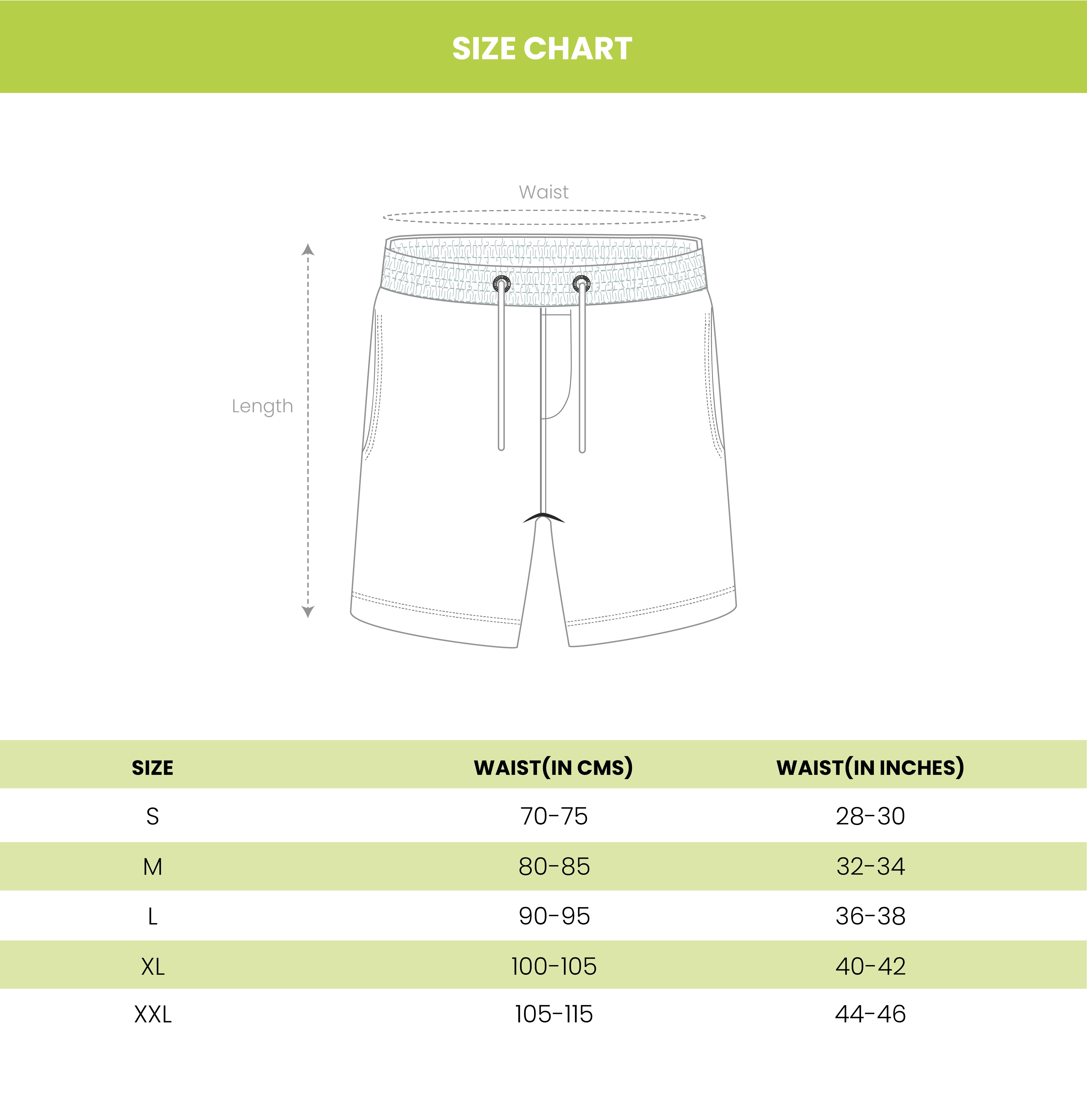 size chart image