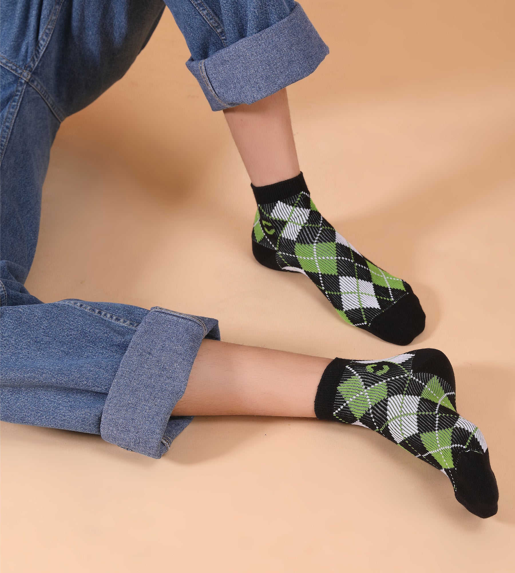 UltraComfort Colorblock Ankle Socks