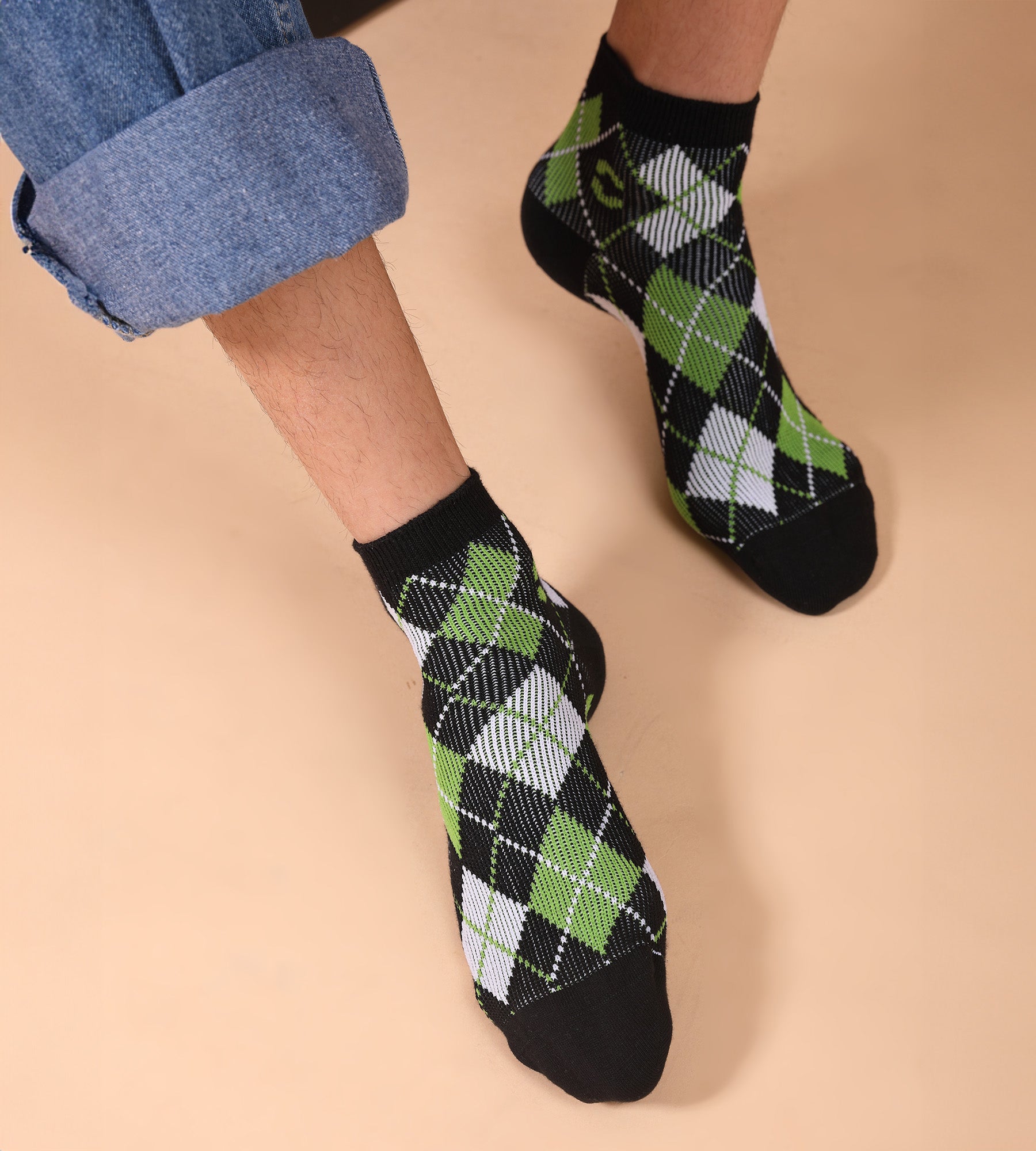 UltraComfort Colorblock Ankle Socks