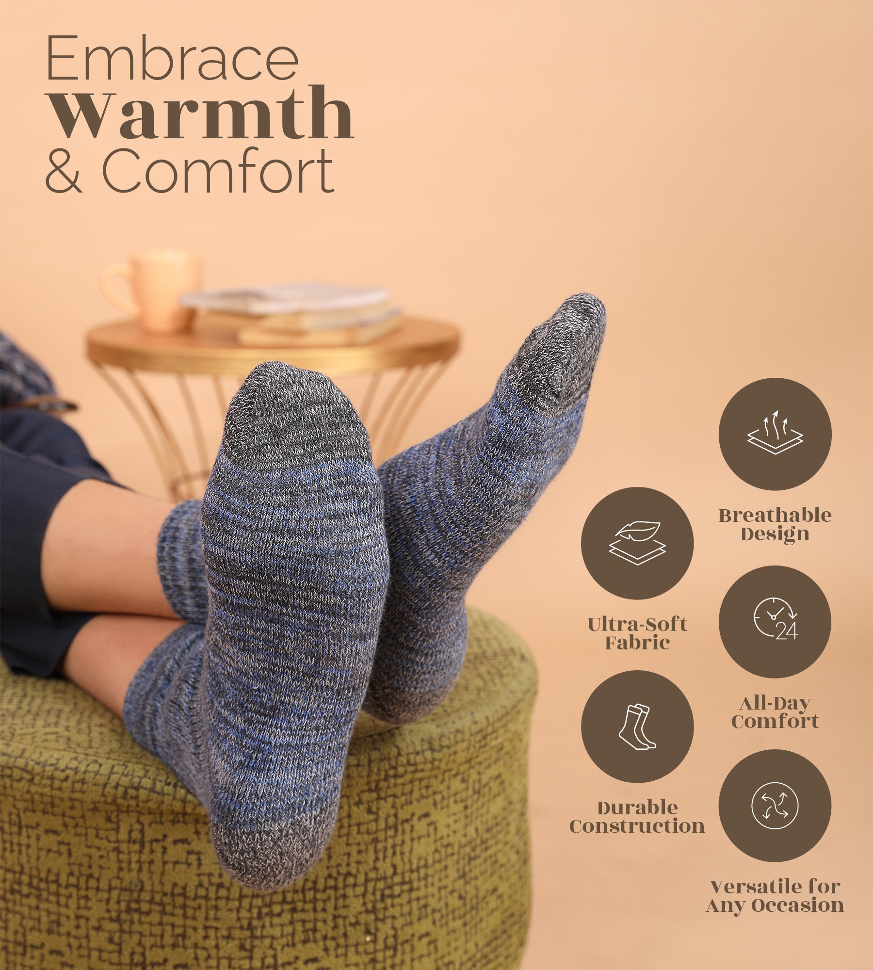 UltraComfort Winter Ankle Socks