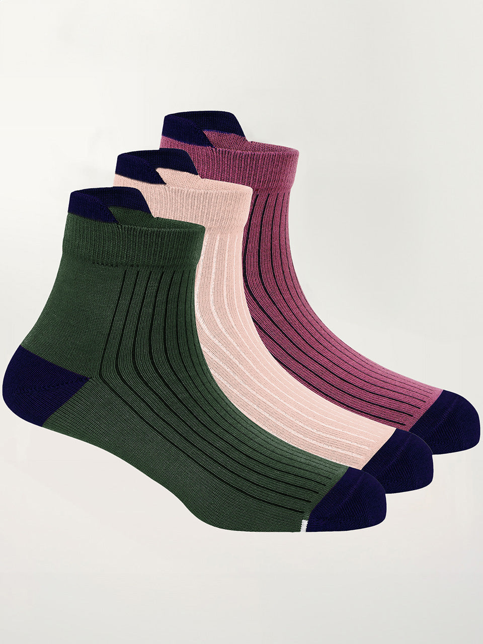 Bamboo Ankle Socks-Pack of 3