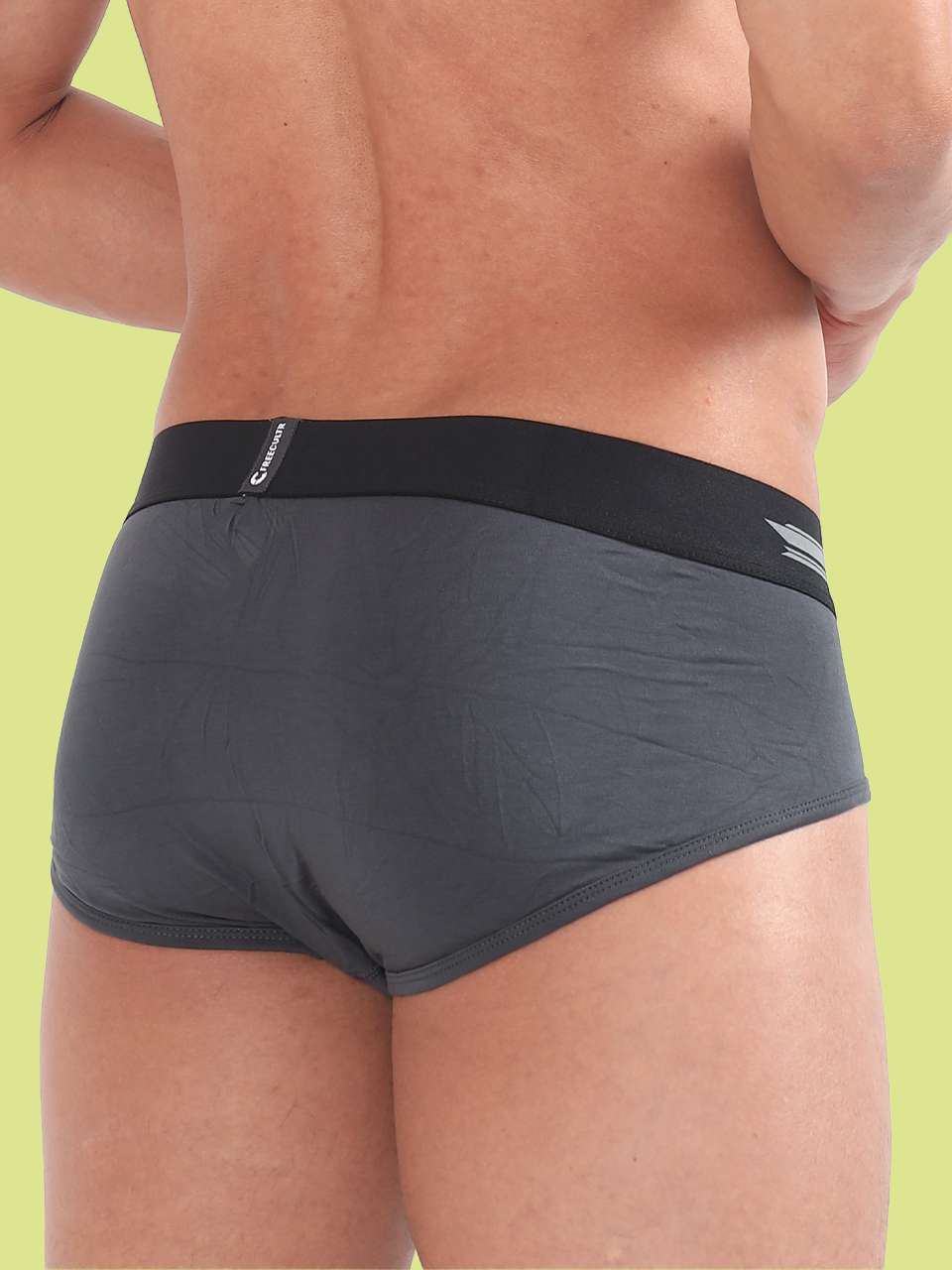 Men's Anti-Bacterial Micro Modal Brief in Contrast Waistband (Pack of 1)