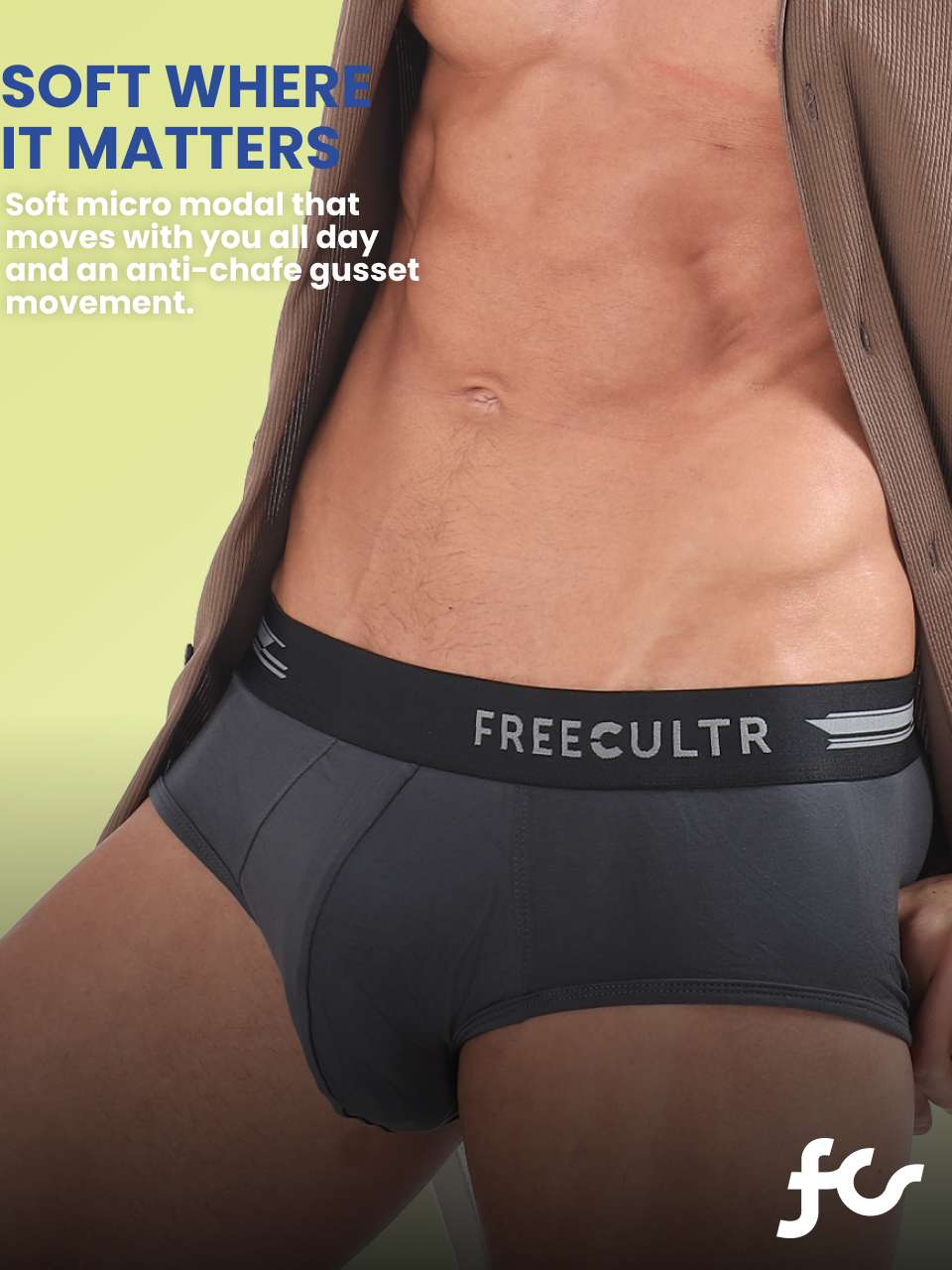 Men's Anti-Bacterial Micro Modal Brief (Pack of 5)