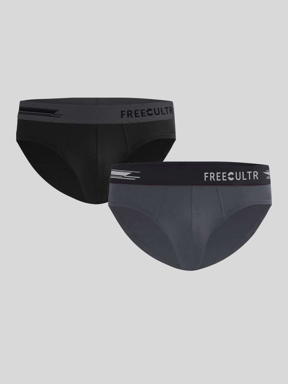 Men's Anti-Bacterial Micro Modal Brief in Contrast Waistband (Pack of 2)