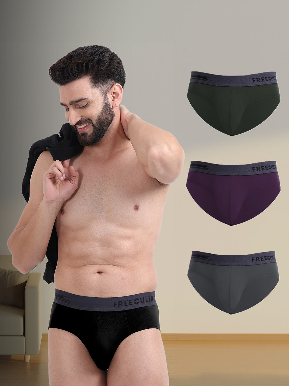 Men's Anti-Bacterial Micro Modal Brief (Pack of 4)