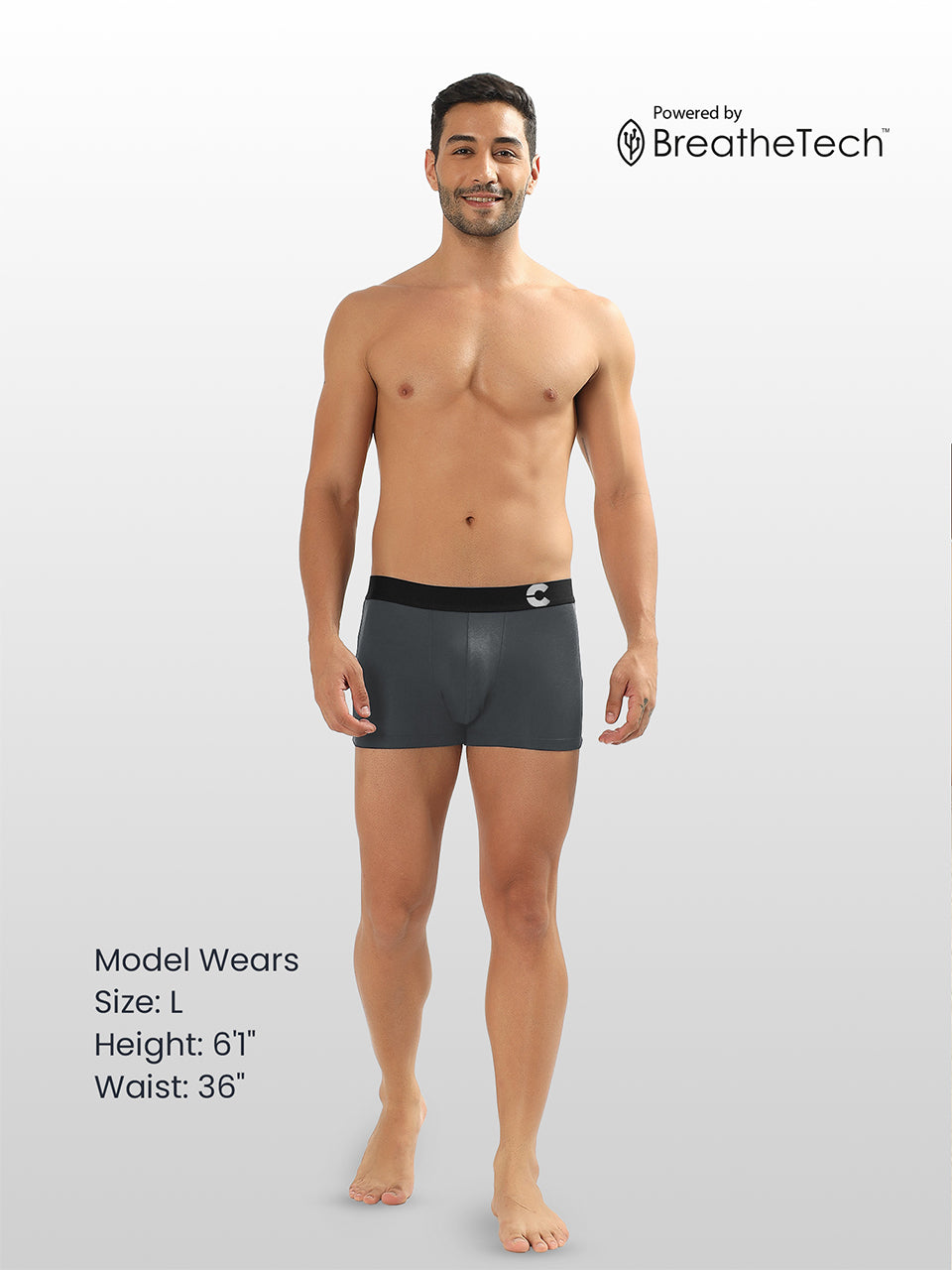 Men's Anti-Bacterial Micro Modal Trunk (Pack of 3)