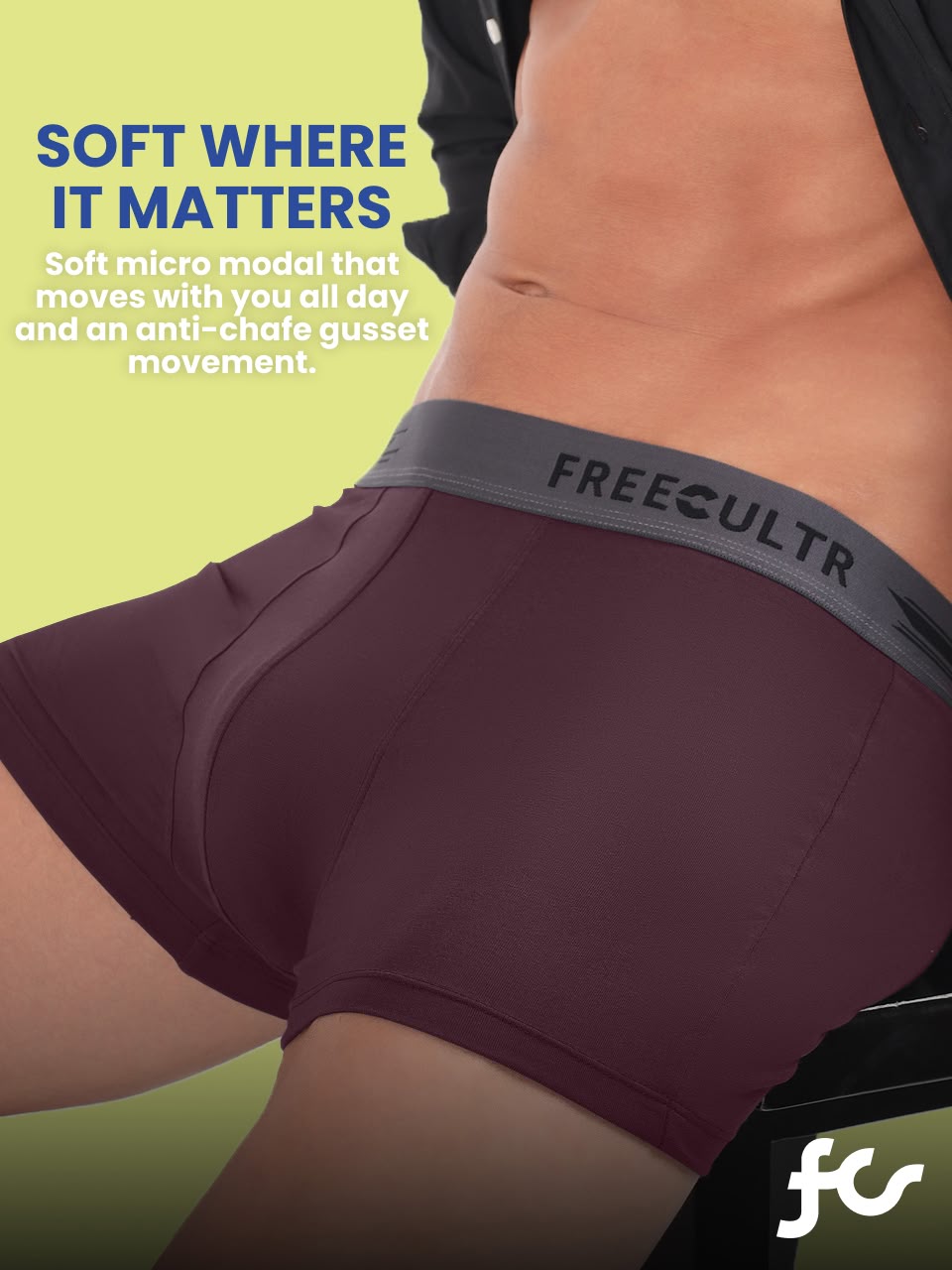 Men's Anti-Bacterial Micro Modal Trunk (Pack of 5)