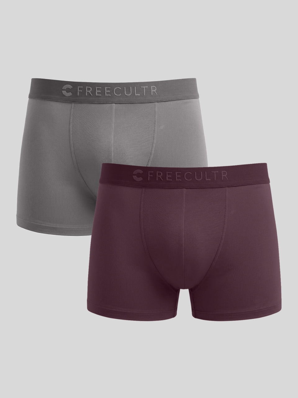 Men's Anti-Bacterial Micro Modal Trunk in Solid Waistband (Pack of 2)