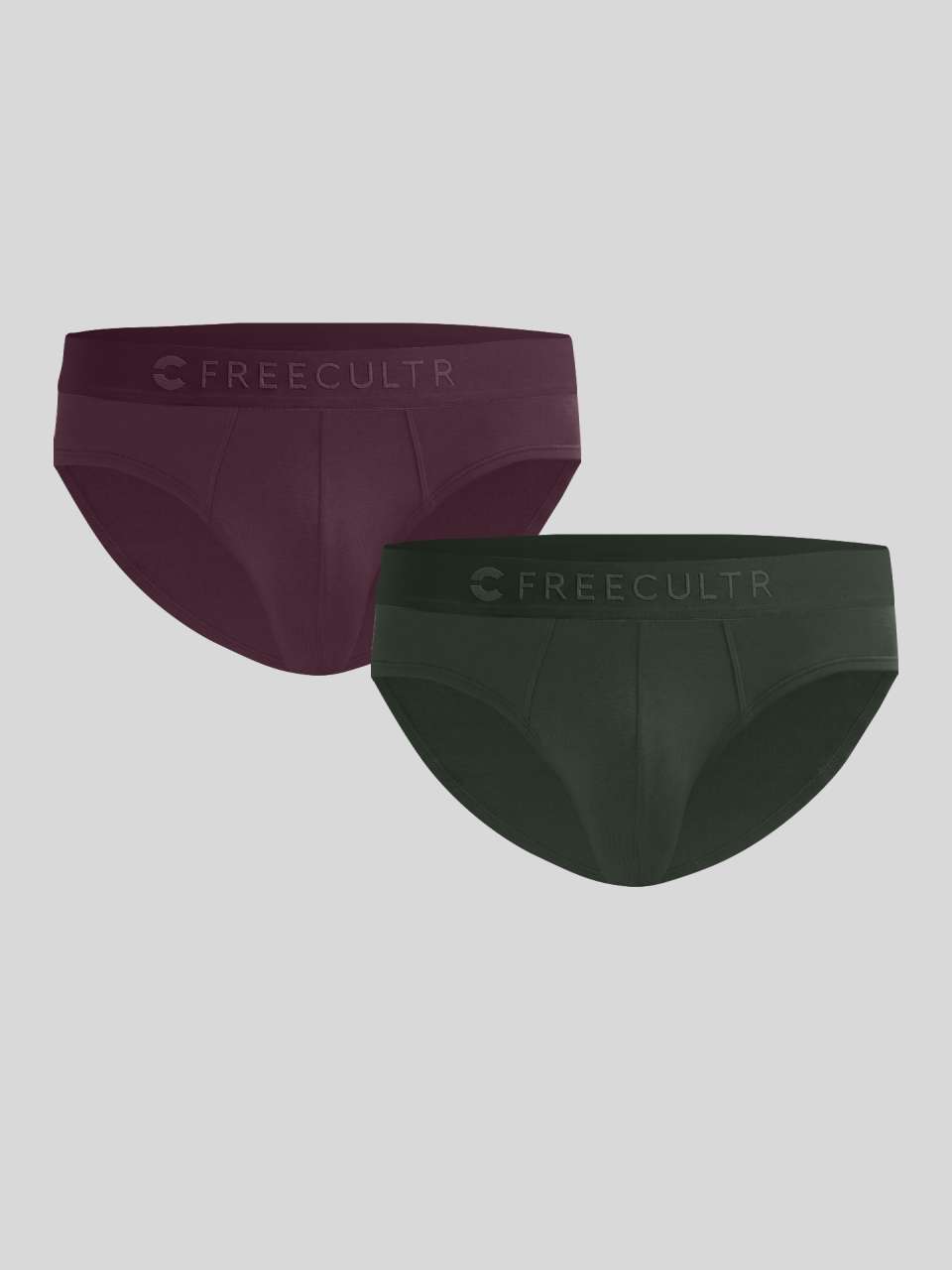 Men's Anti-Bacterial Micro Modal Brief in Solid Waistband (Pack of 2)