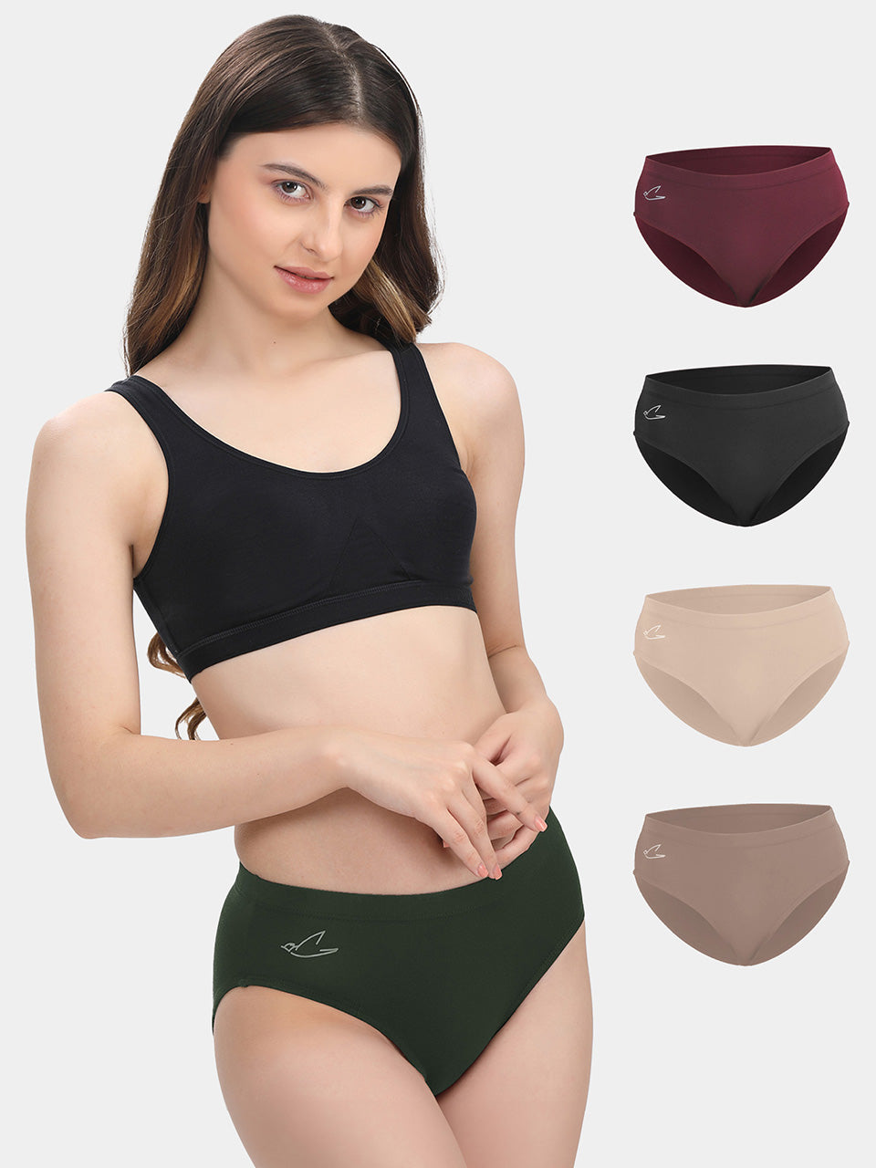 Micromodal Mid Rise Hipster pack of 5