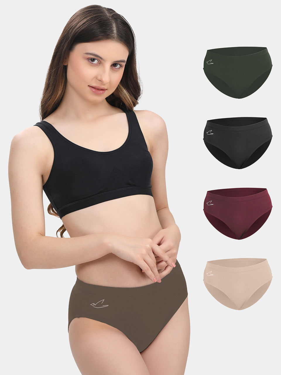 Micromodal Mid Rise Hipster pack of 5