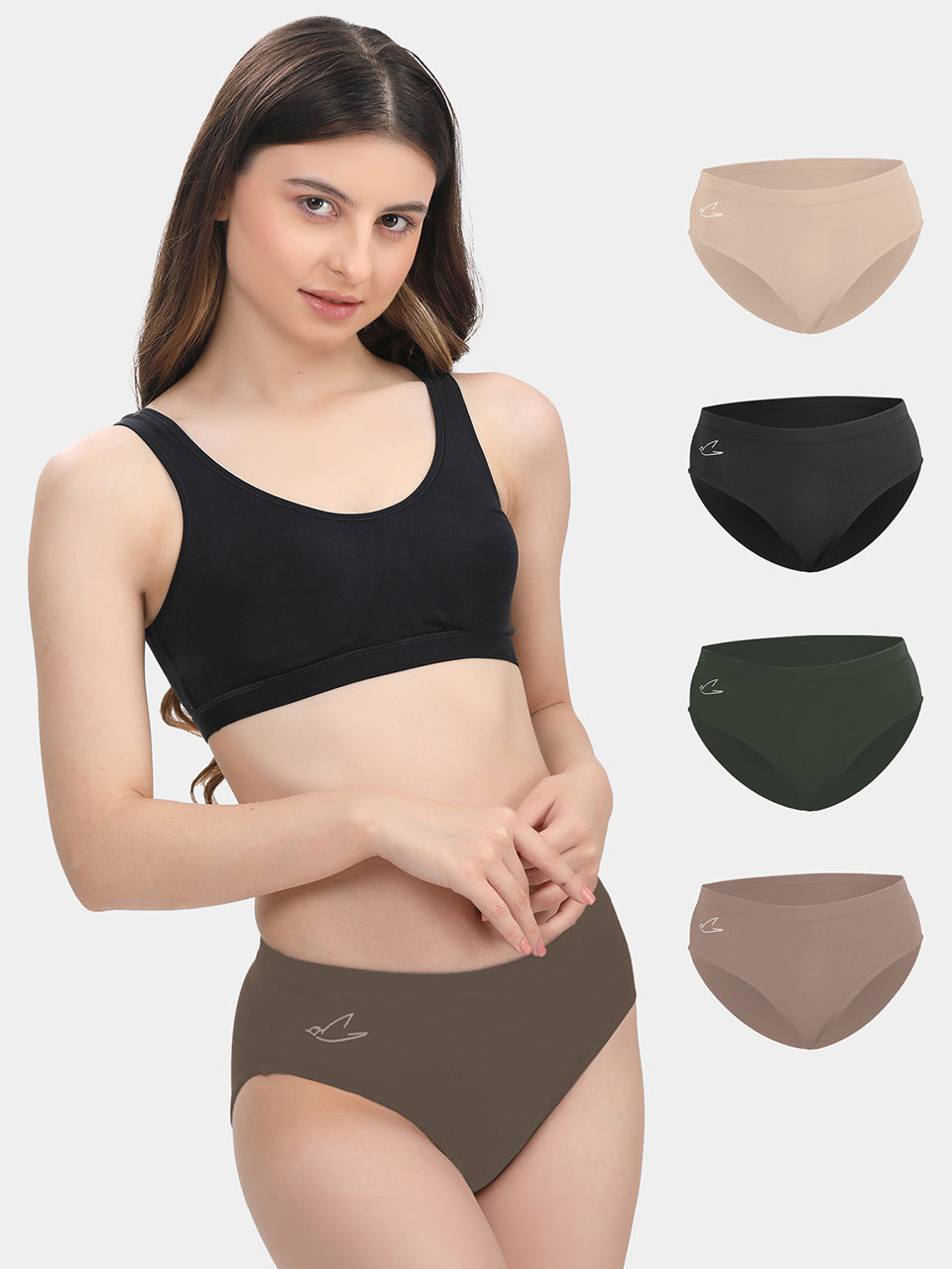 Micromodal Mid Rise Hipster pack of 5