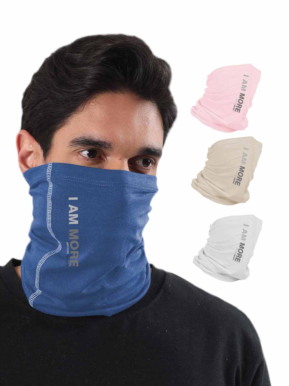 Unisex Organic Bandana Masks - Printed (Pack of 4)
