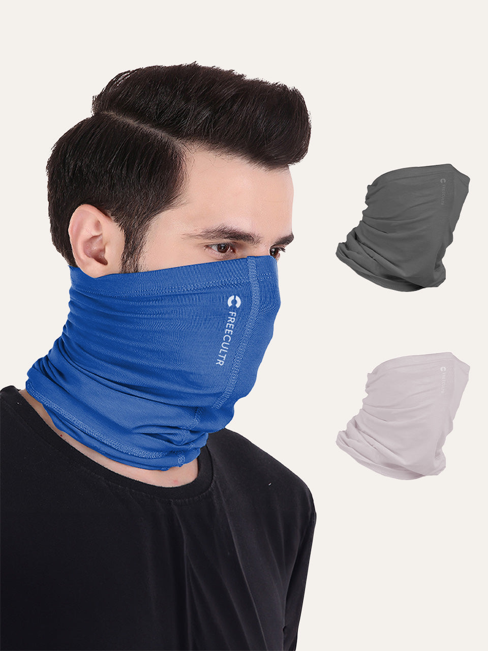 Unisex Organic Bandana Masks - Plain (Pack of 3)