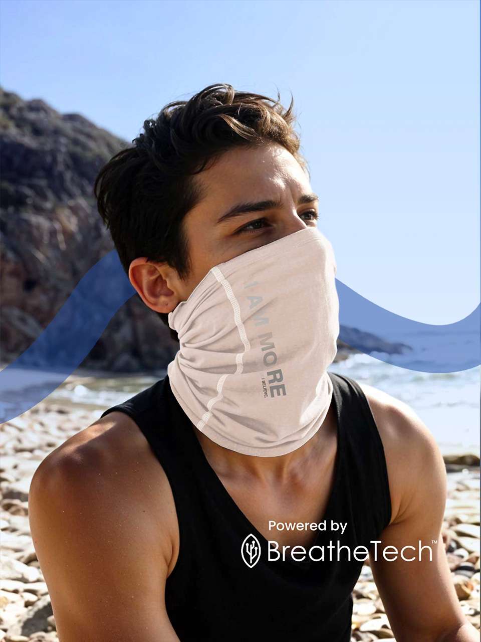 Unisex Organic Bandana Masks - Printed (Pack of 3)