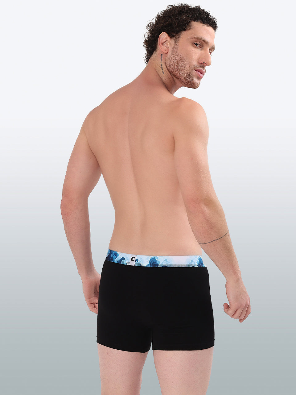 Men's Cotton Abstract Waistband Trunk – Pack of 3