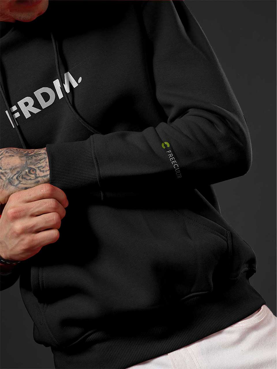 FRDM. Black Hoodie