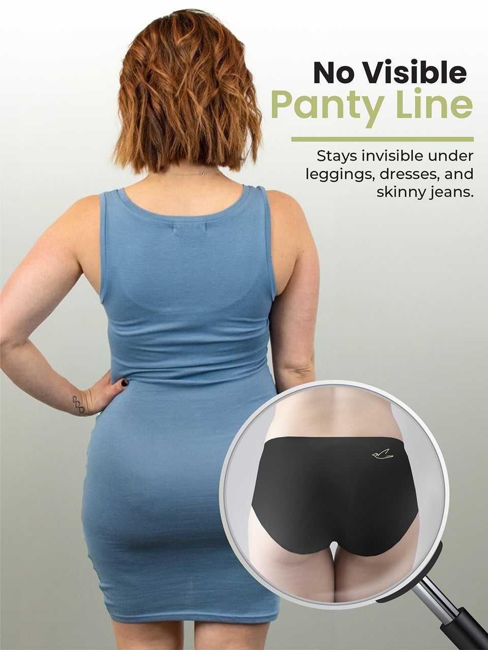 Seamless No Show Micro Modal Hipster panties pack of 1