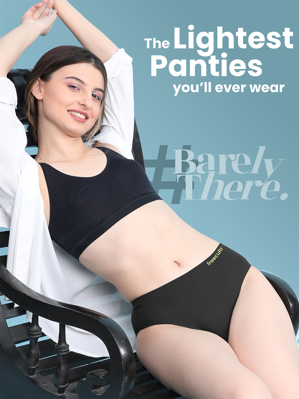 Seamless No Show Micro Modal Hipster panties pack of 1