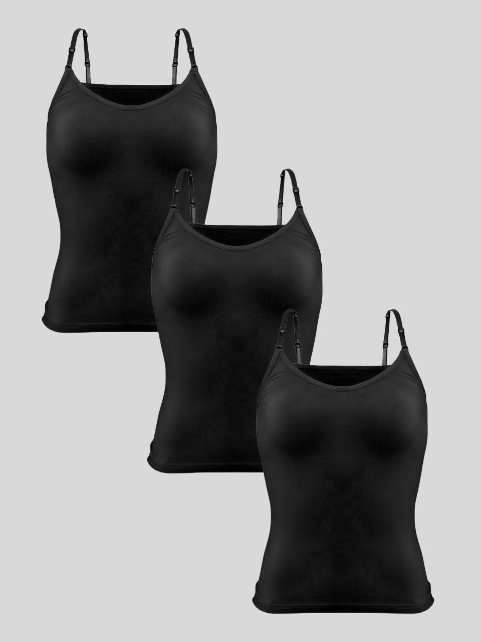 Ultra-Soft Micromodal Camisole Top - Pack of 3