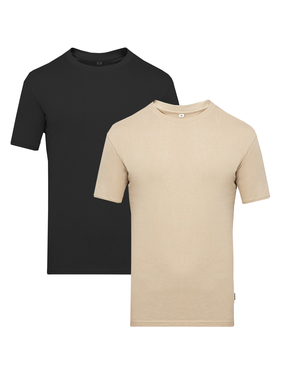 Organic Cotton solid T-shirt for men - Pack Of 2