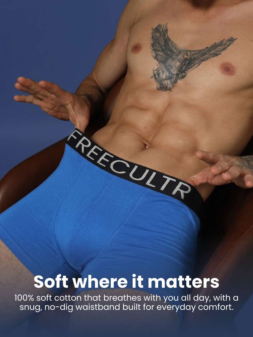 Men's Organic Cotton Trunks Pack of 2