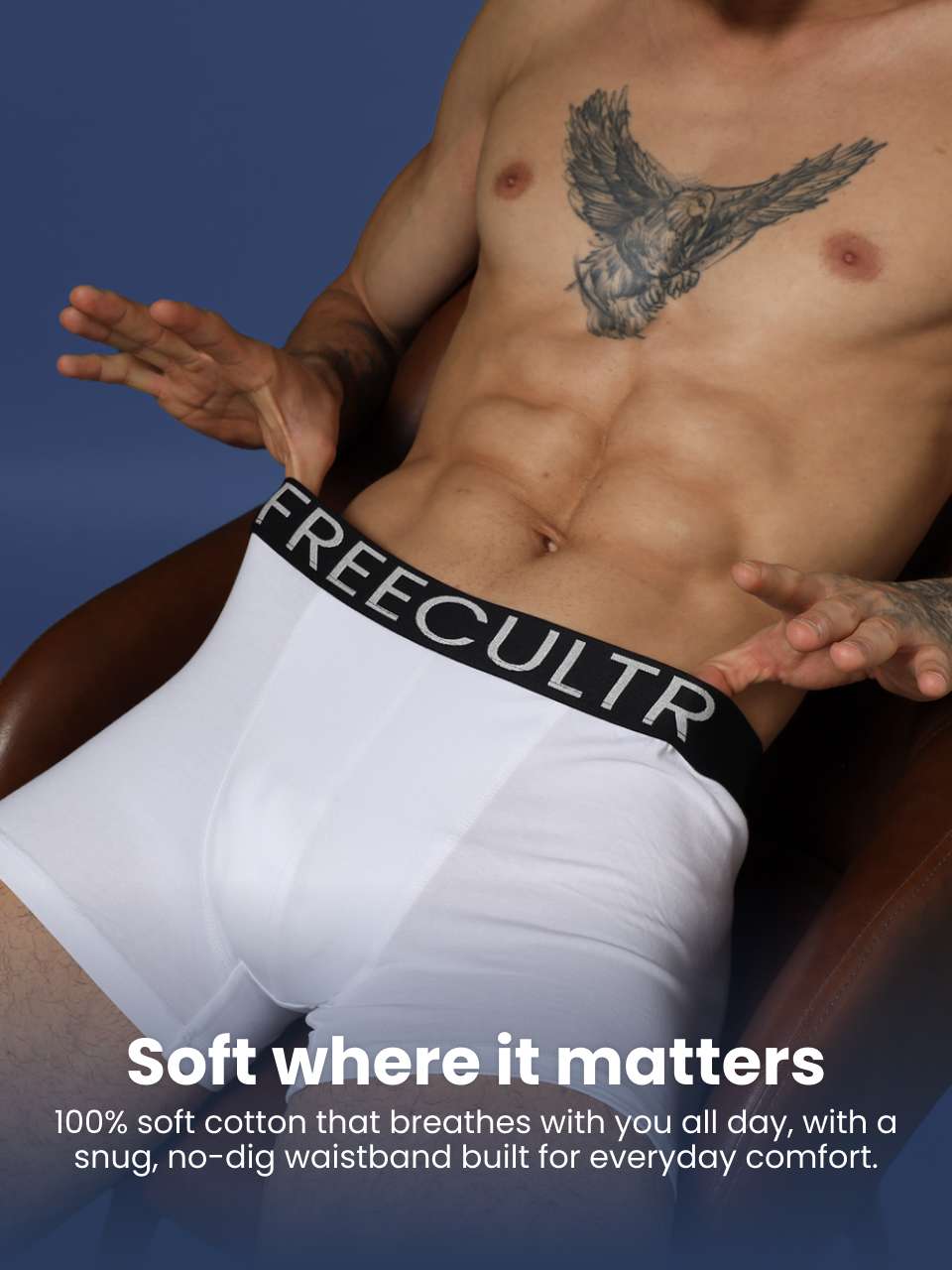 Men's Organic Cotton Trunks Pack of 4