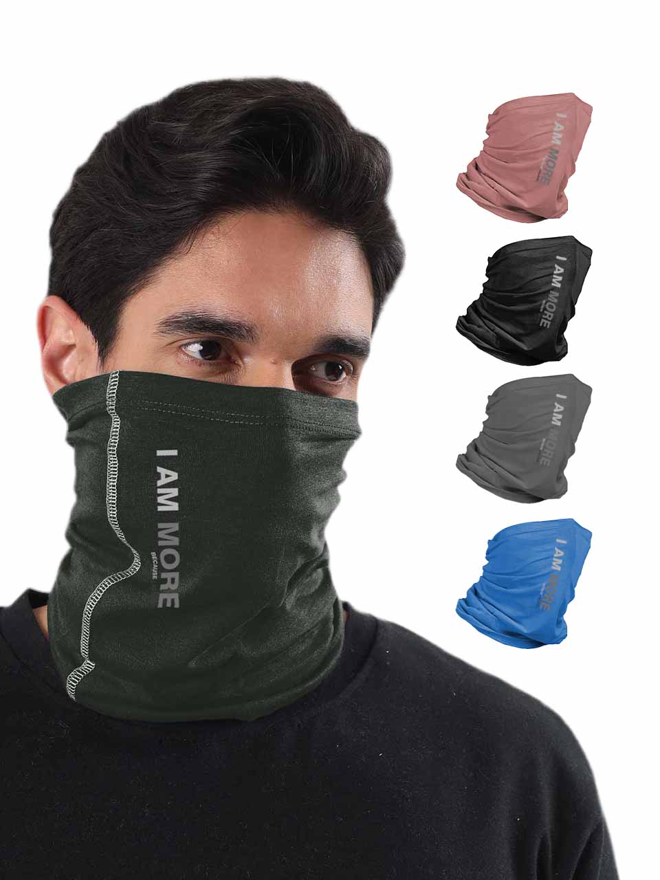 Unisex Bandana Masks - Printed (Pack of 5)