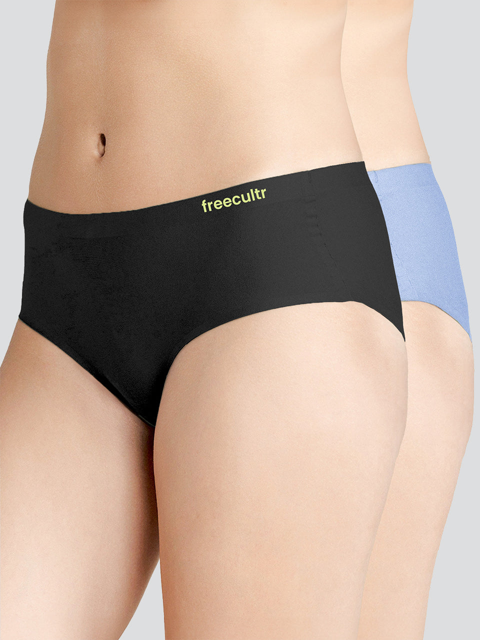 Seamless No Show Micro Modal Hipster panties pack of 2